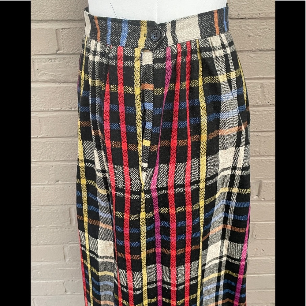 Diane Von Furstenberg Vintage plaid skirt - Picture 5 of 10
